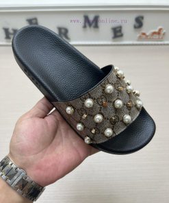 'Classic Gucci Men's And Women's One-piece Slippers Gucci Original 1.1 Custom-made Super Beauti 68v63vl3