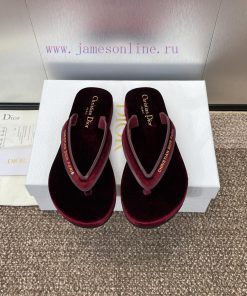 Dior DIOR 2024 Spring/Summer Fashion Show New High End Sea Series Women's Shoes CD Letter Logo p3gvqzq8