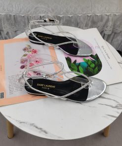 New Release - Saint Laurent YSL New SandalsHot Pressed Diamond Toe Flat SandalsCorrect Version ttzl2ph9