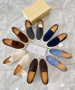 BrunelloCucinelli 🦁 Top Four Seasons Classic Le Fu ShoesPrecious Imported Cowhide Fabric Water ak69u4ne