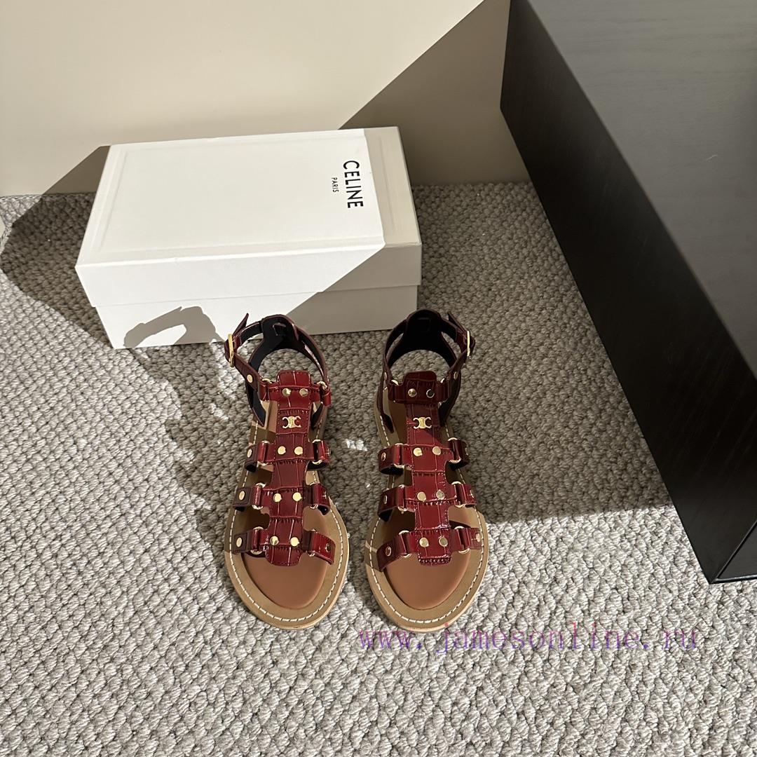 CELINE's New Popular Arc De Triomphe British Style Flat Sandals And Slippers Are Simple Stylish p49kg3l2 - Image 2