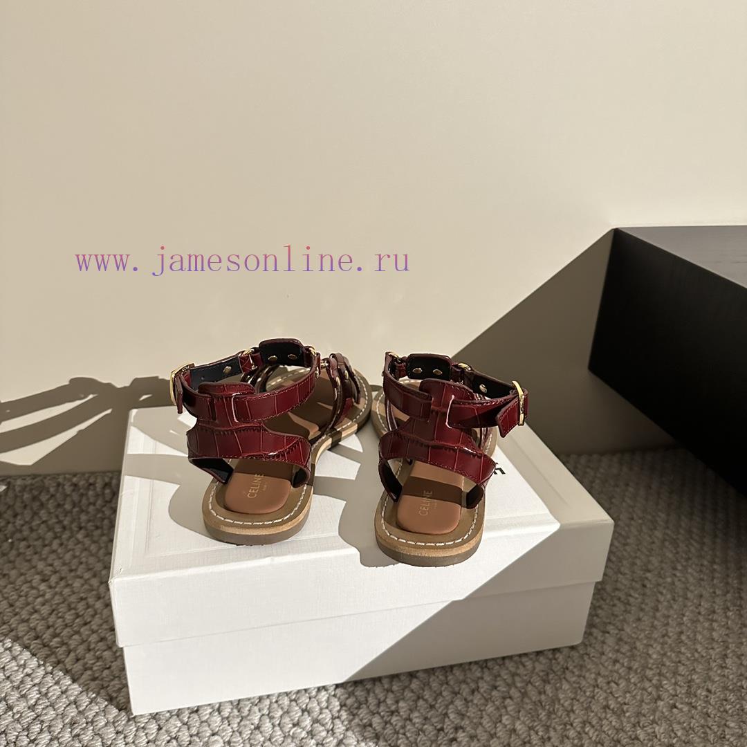 CELINE's New Popular Arc De Triomphe British Style Flat Sandals And Slippers Are Simple Stylish p49kg3l2 - Image 17