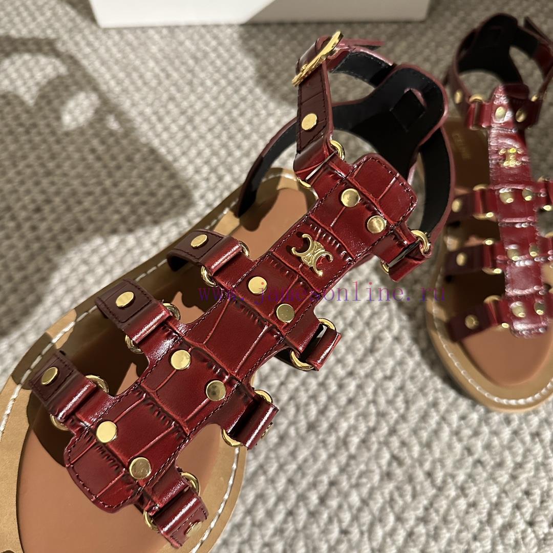 CELINE's New Popular Arc De Triomphe British Style Flat Sandals And Slippers Are Simple Stylish p49kg3l2 - Image 18