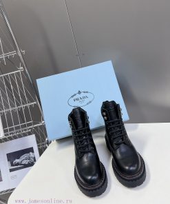 Prada Thick Soled Retro Martin BootsFashionable Thick Soled Casual Motorcycle Martin Boots Uniq mxngp2xa
