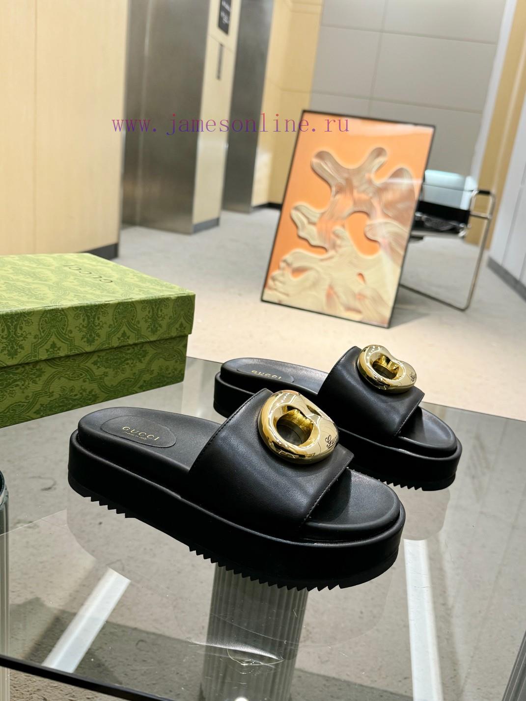 Full Year Shipment Gucci's Latest Limited Edition Thick Soled Slippers Of Top Quality Are Avail 9nc0kf0w