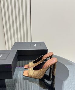 Synchronized Update: YSL Saint Laurent - SS2024 Summer New Product Fish Mouth Hot Diamond High apf2vpg7