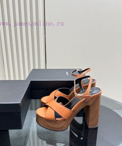 Saint Laurent YSL Flagship Waterproof Platform Hate Too High Diamond Grid SandalsHigh End Custo qqciedt1