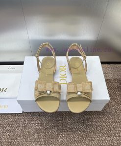 J'ADIOR Tassel Woven Women's Shoes Dior 2024 Spring/summer Fashion Show New Adiorble Women's Sh 46pqx91f