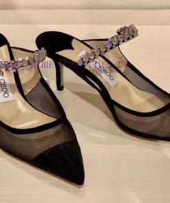 Jimmy Choo's New Sequined Sandals Classic High HeelsJimmv's New Sandals Are Super Shiny Pointed i4de4xlr