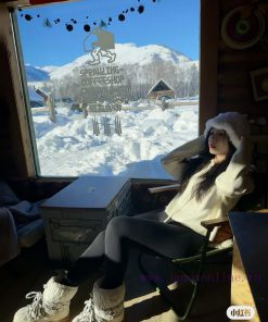 P MiuMiu Miu 24ss Series Women's Logo Nylon Wada Net Snow Party Metal Logo Two Tone Thick Botto 3lubtr6p