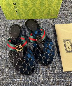 GucciGucci 󾓩󾓩 2023 Flat Bottom Women's Slippers Top Of The Line In The Market Synchronized On T m8r2ihii