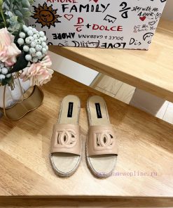 Dolce&Gabbana Banner D&G Linen Soled Slippers 🩴 The Style Of The Fishing Shoe DG Is Really Beco idvrwk1a