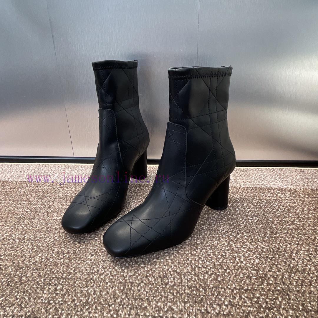 Dior 2024 Autumn/Winter Collection D-Shadow High End Collection Women's Boots Star Same CD Lett 0a55b7j0 - Image 4