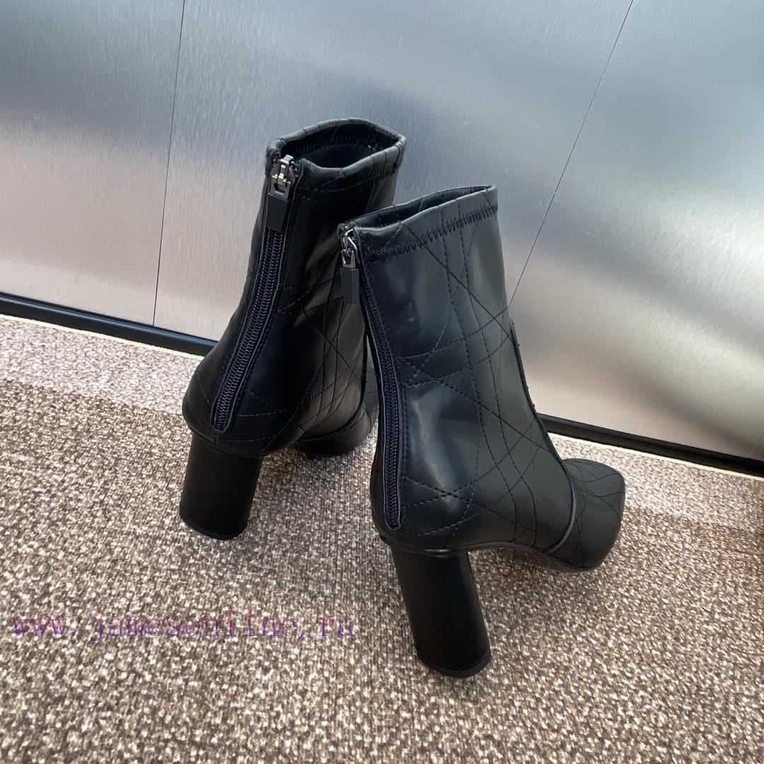 Dior 2024 Autumn/Winter Collection D-Shadow High End Collection Women's Boots Star Same CD Lett 0a55b7j0 - Image 8