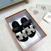 Couple's Second Uncle Drag Snake Pattern New Color Clamping Toe DragHermes Spring And Summer Co 80csy5rk
