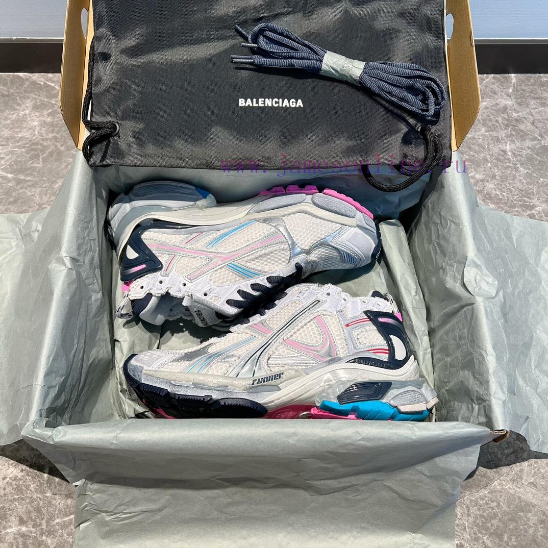 Top Balenciaga Balenciaga Runner Round Head Strap In Midnight Grey And Deep Blue ️ This Simple 57jxh85a - Image 11