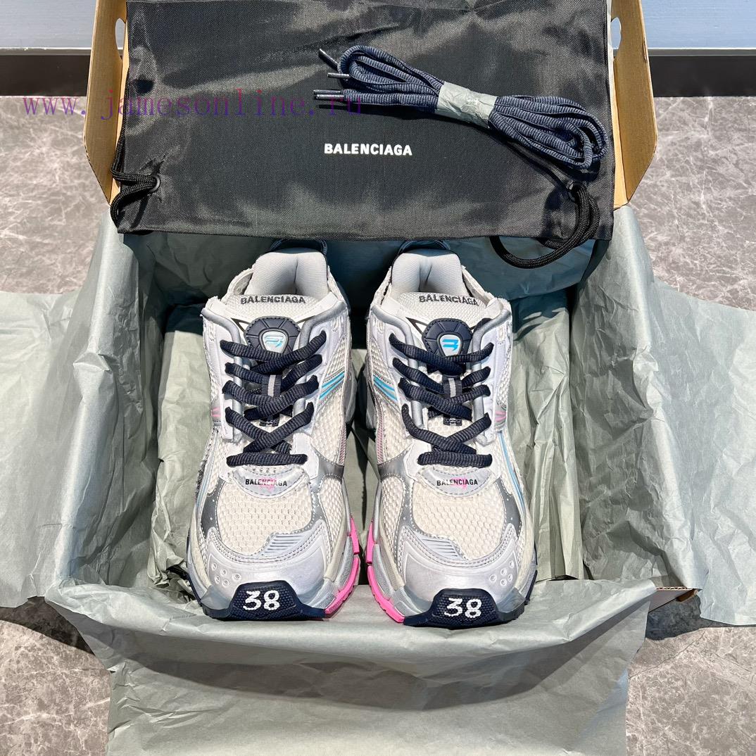 Top Balenciaga Balenciaga Runner Round Head Strap In Midnight Grey And Deep Blue ️ This Simple 57jxh85a - Image 14