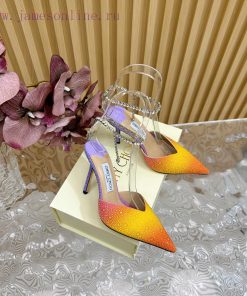 2024 SSJIMMY CHOO Dinner High Heel Sandals/Single Shoes——————————The Australian Pointed Round T i6akcx2f