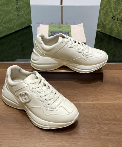 Gucci 2024 Autumn/Winter Gucc'i Rhyton Series Interlocking Double G Dad Shoes Autumn/Winter Cas nyl9rei5