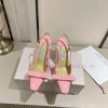 Jimmy Choo 2024 Spring/Autumn ADALEE Bow Leaky Heel Sandals Sling Back Strap Design Fashionable 4178guwh