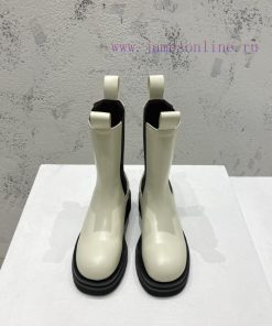 The Original Development Of BottegaVeneta Lovers' Mid Tube Martin Boots With Top Quality For Me csxvjnad
