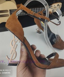 Classic Style Of RiceSAINT LAURENT YSL Letter Metal Buckle Baked Paint YSL Letter And High-heel 920jzttj