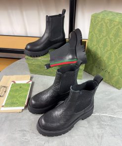 Gucci2024 New Style Double GG Gucci Groove Pattern Thick Soled Loafers Original Version 11 Craf r8s3y3fq