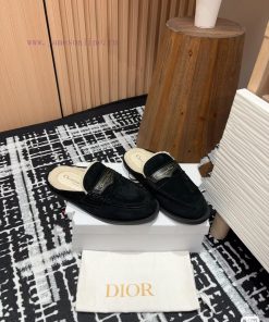 Dior 2024 Autumn/Winter New D-Boy Women's Shoes CD Letter Logo Muller Shoes Star Same Flat Bott iss804gk