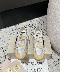Top Women's Style𝐆𝐨𝐥𝐝𝐞𝐧 𝐆𝐨𝐨𝐬𝐞 𝐒𝐮𝐩𝐞𝐫𝐬𝐭𝐚𝐫｜Golden Goose Deluxe Brand 24/  New Black Star Silver Le 0vl0tx1x