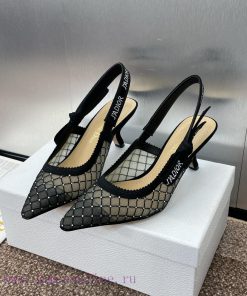 J'ADIOR Woven Women's Shoes Dior 2024 Spring/summer Fashion Show New Crystal Shoes Bling... Bli zlixoliq