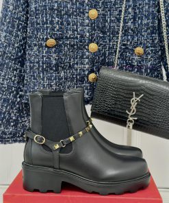 Valentino | Valentino Classic Autumn/WinterNew Rivet Thick Soled Short BootsThe Favorite Item O jci0vyai