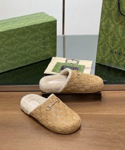 2024 Welfare New Product Thick Bottom GuCci Horseneck Buckle G G Male Female Same Style Couple brii2lmj