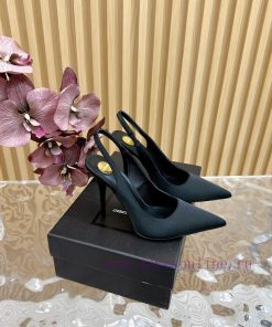New YSL Saint Laurent - SS2024 Summer Fish Mouth High Heels New Fashion High Heels Sandals————— qr863zv0