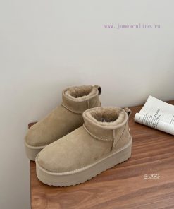 Size 35-41 UGG Gucci Thick Bottom 5cm Mini Snow BootsLongfeng Original Factory A-level Fur Inte whrni1tu
