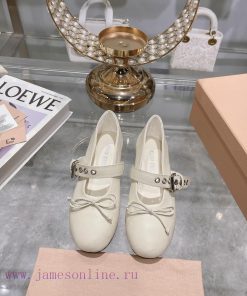 Miu Miu French Fairy Ballet Single ShoesThe Upper Fabric Has Been Completely Updated To Soft Sh 8ghhgaza