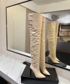 Saint Lauren YSL Saint LaurentCustomized Version Of The Great Overlord BootsClassic King Autumn 7lyndwwq