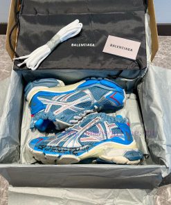 Top Balenciaga Balenciaga Runner Marathon Round Head Strap Low Top Blue ️ Made With High-qualit wqj5cf8f