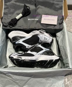 Top Balenciaga Parisian Maison Stapler Stapler Stapler Shoes With Round Toe Thick Soled Straps yxqft9p7