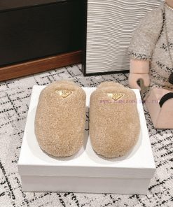 Top QualityPrada Fw24 New Arrival～P Home 2024 Autumn/Winter New Hairy SlippersHow Could A Pair 45t4g1jv