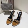 Alexander Wang Spring/Summer King High Quality High Heel Sandals Original Logo With White Lette rcqxzdzv