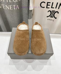 BALENCIAGA * Balenciaga 24ss Autumn/Winter New Wool Slippers Snow BootsOne Of The Must-have Ele m4ybdxw0