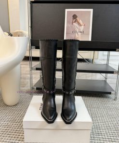 CELINE's Latest Retro Fashion Boots For Fashion Bloggers Featuring A Vintage European And Ameri 0jieiafg