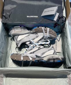 Top Balenciaga Balenciaga 3XL Mud Dyed Silver Blue Comfortable Upper With Excellent Stretchabil gicegden
