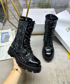 D-Unit And Ankle Boots Are Eye-catching Fashionable And Exquisite Blending Black And White Wick 6bzwywxl