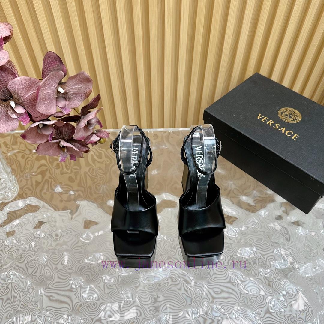 Versace 2024 Spring/Summer New Waterproof Platform Thick Bottom Simultaneous Release——————————— oe0x1j66 - Image 5