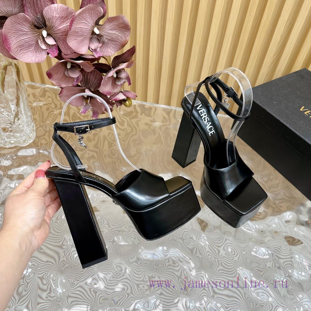 Versace 2024 Spring/Summer New Waterproof Platform Thick Bottom Simultaneous Release——————————— oe0x1j66 - Image 9