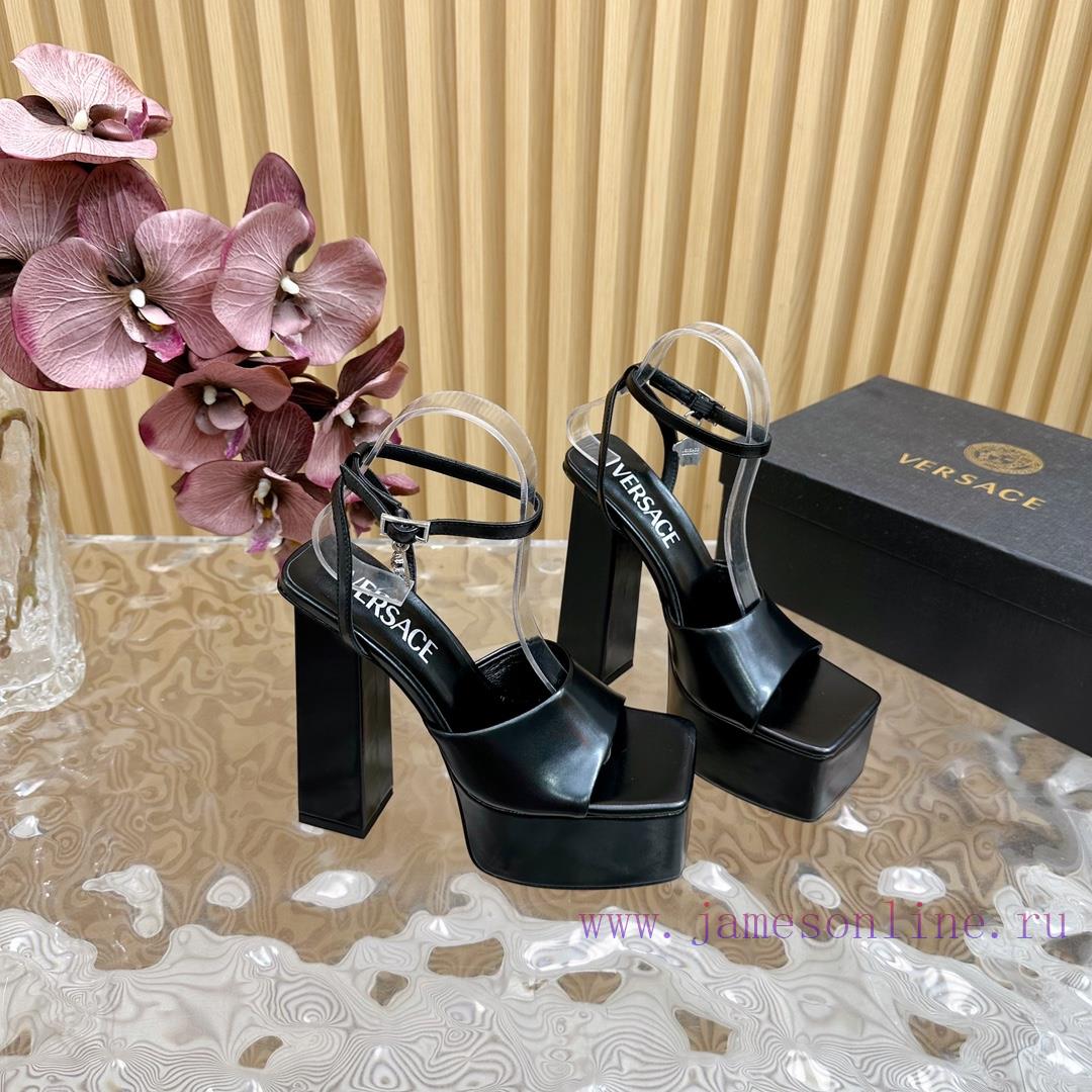 Versace 2024 Spring/Summer New Waterproof Platform Thick Bottom Simultaneous Release——————————— oe0x1j66 - Image 10
