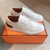 Men's 20 Official Website Limited Edition Couple's Hermes 24ss Autumn And Winter White Shoes Wi y836kz6r