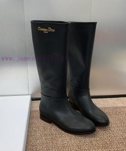 Dior 2024 Autumn/Winter New D-Major Series Punk Style Women's Boots Star Same CD Letter Logo Be a60o3gpv