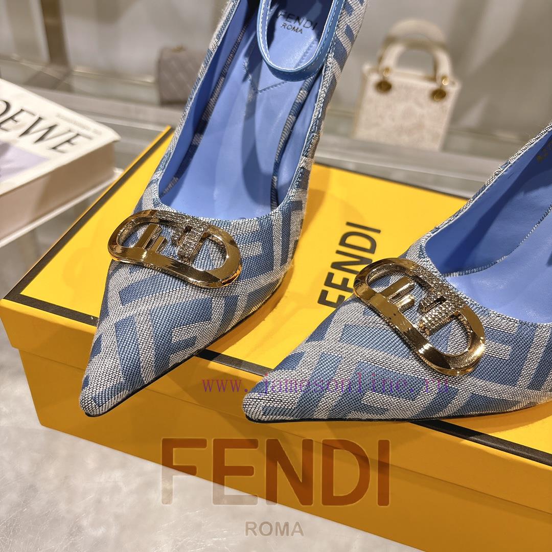 𝐅𝐄𝐍𝐃𝐈 | Fendi 2025 Runway New Single Shoes━━━━━ FENDI━━━━━Fendi's Latest Popular Metal Strap Si aqvn3gjj - Image 9